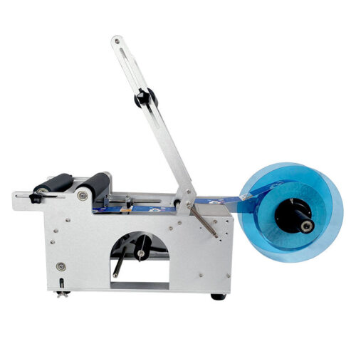 Semi-automatic Labelling Machine for Wine and Pet Round Bottles